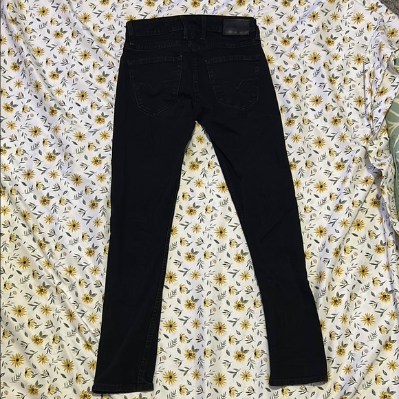 Guess Black Denim Slim Tapered Jeans - Picture 6 of 7
